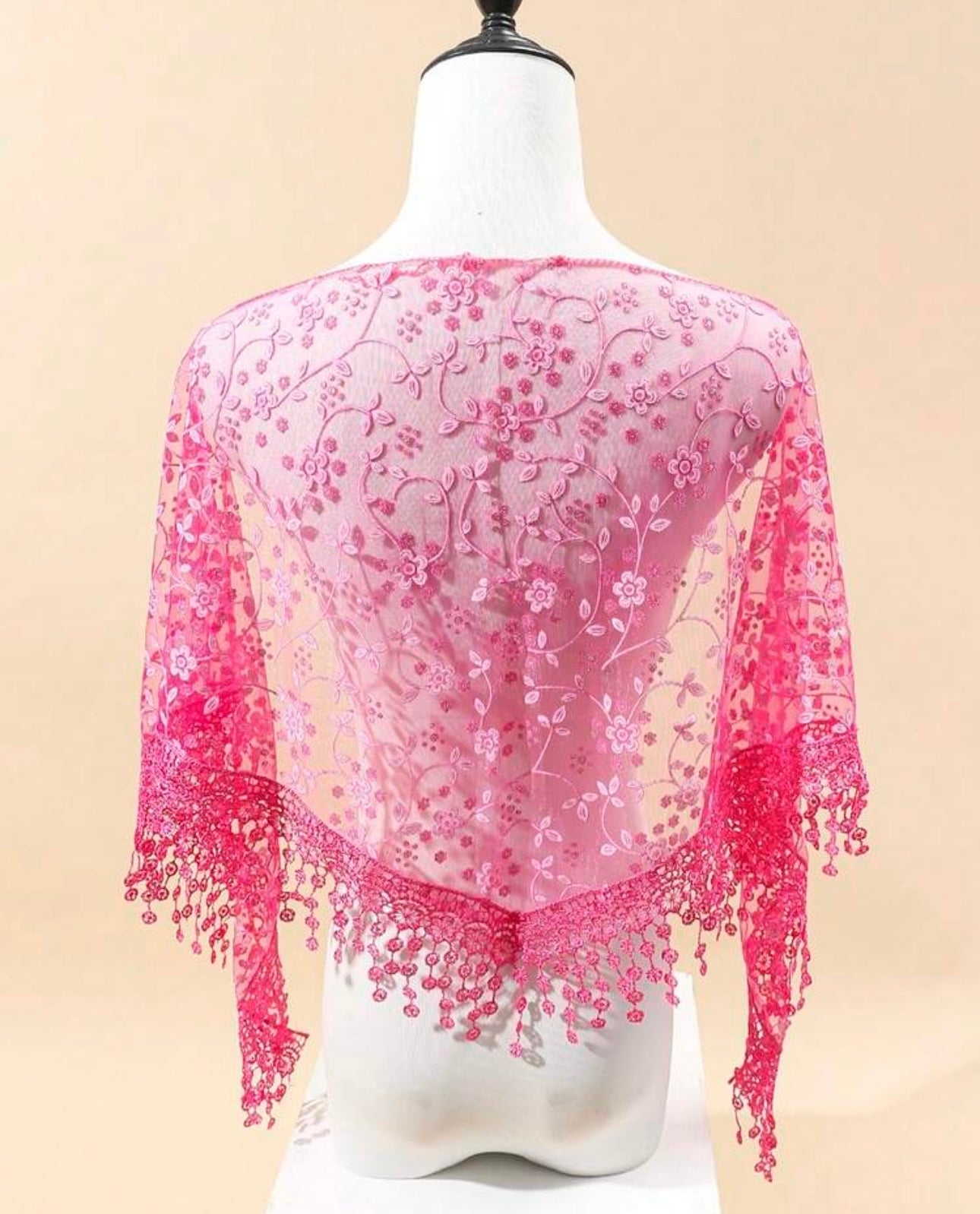 Floral shawl