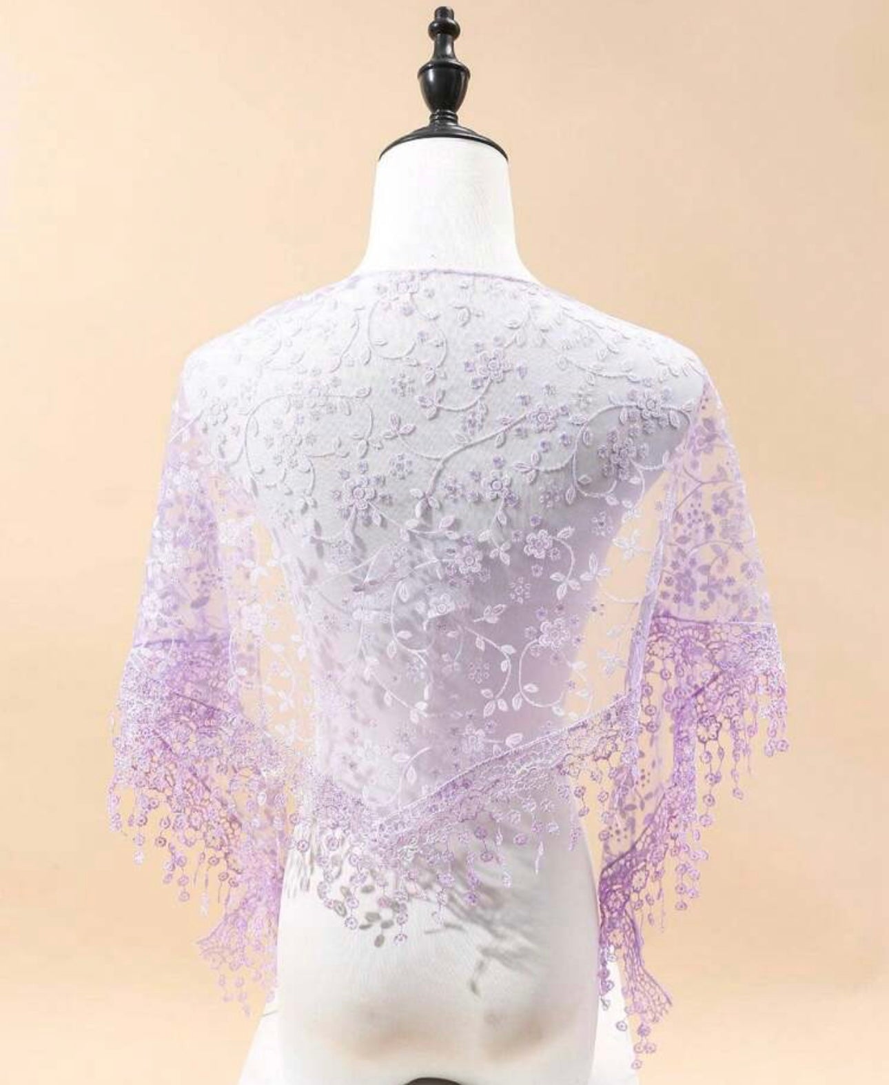 Floral shawl