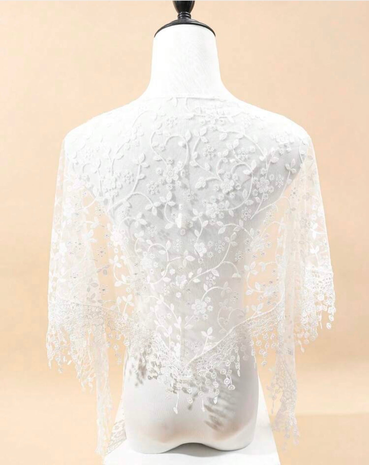 Floral shawl